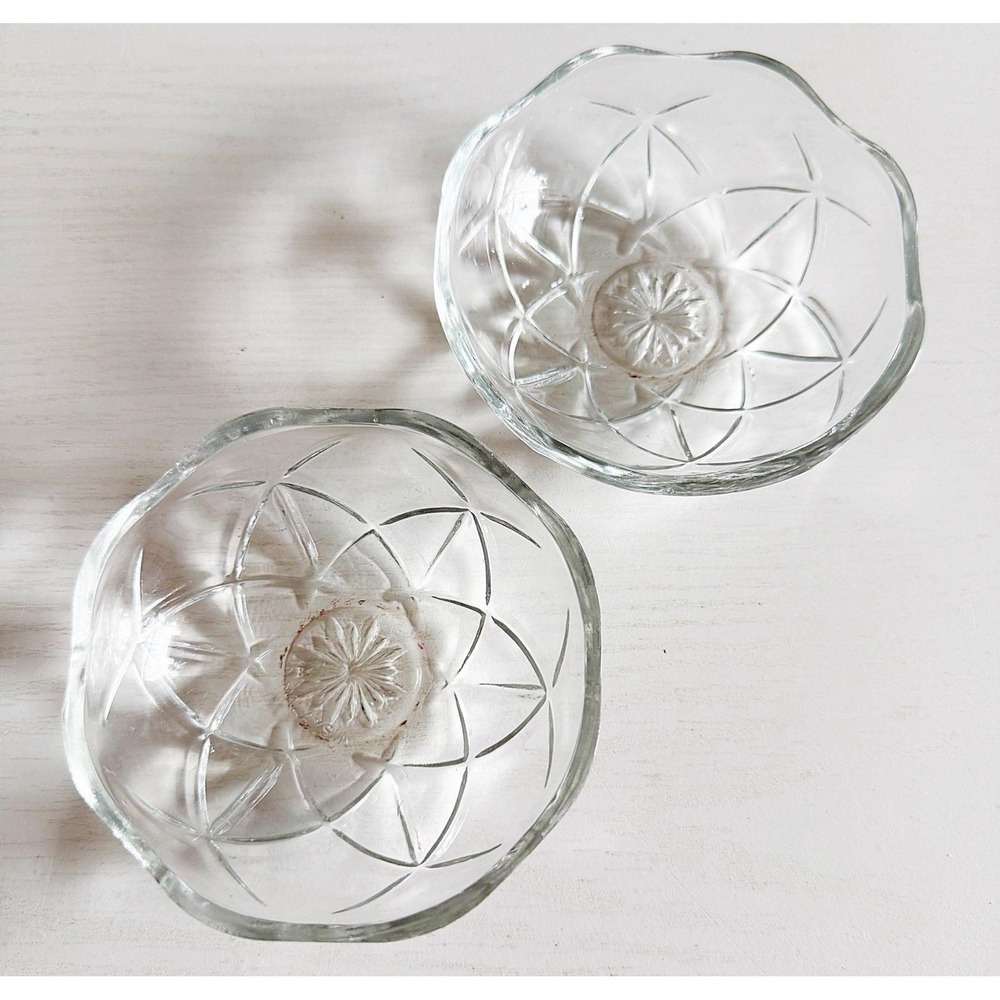 Kig Malaysia Starburst Pattern Small Bowls. Set Of Two